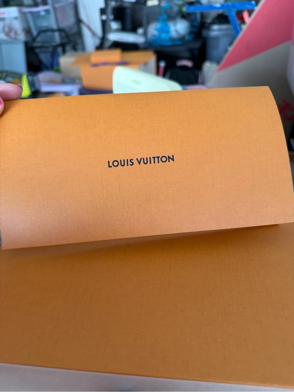 Louis Vuitton box